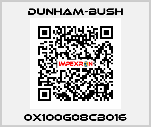 0X100G08CB016 Dunham-Bush