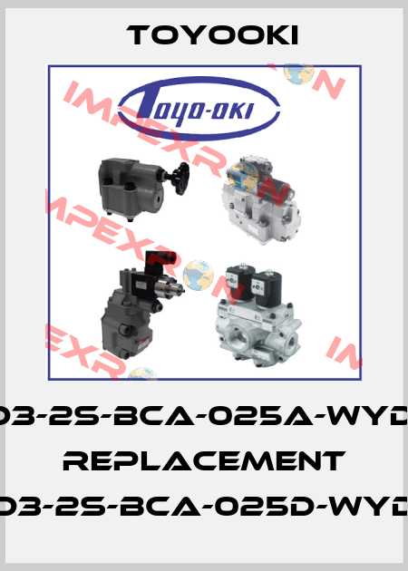 HD3-2S-BcA-025A-WYD2, replacement HD3-2S-BCA-025D-WYD2 Toyooki