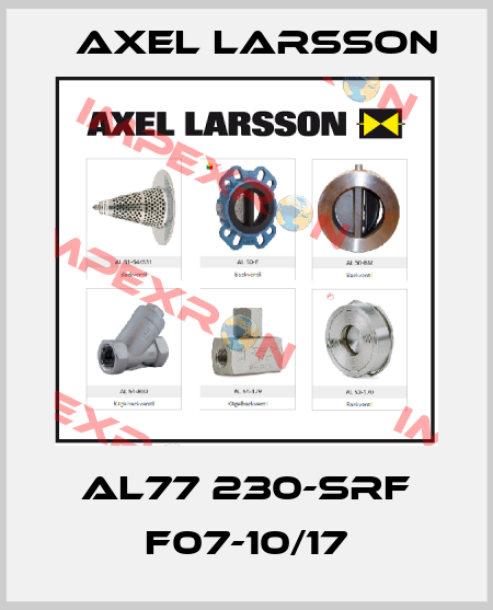 AL77 230-SRF F07-10/17 AXEL LARSSON