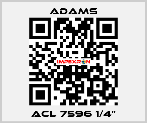 ACL 7596 1/4" ADAMS