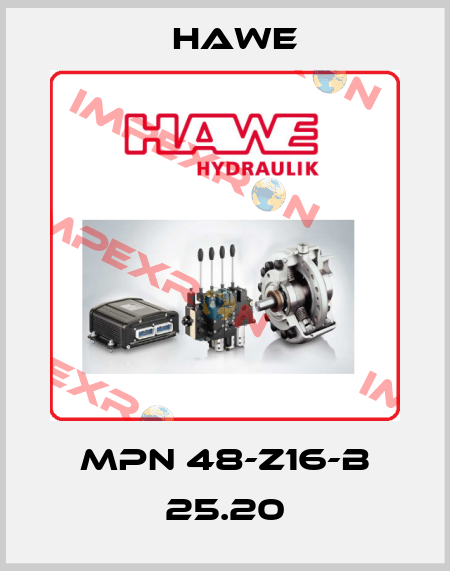 MPN 48-Z16-B 25.20 Hawe