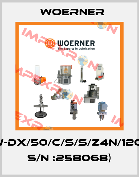 KFW-DX/50/C/S/S/Z4N/120/70   S/N :258068) Woerner