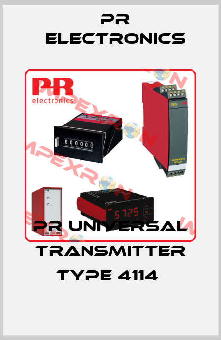 PR UNIVERSAL TRANSMITTER TYPE 4114  Pr Electronics