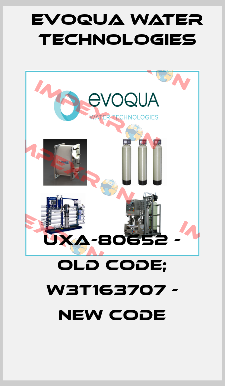 UXA-80652 - old code; W3T163707 - new code Evoqua Water Technologies