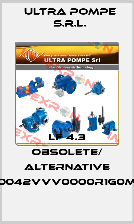 LF 4.3 obsolete/ alternative UGLM0042VVV0000R1G0M4100L Ultra Pompe S.r.l.