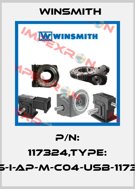 P/N: 117324,Type: CES-I-AP-M-C04-USB-117324 Winsmith