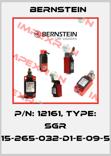P/N: 12161, Type: SGR 15-265-032-D1-E-09-5 Bernstein