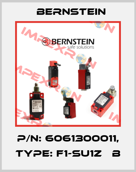 P/N: 6061300011, Type: F1-SU1Z   B Bernstein