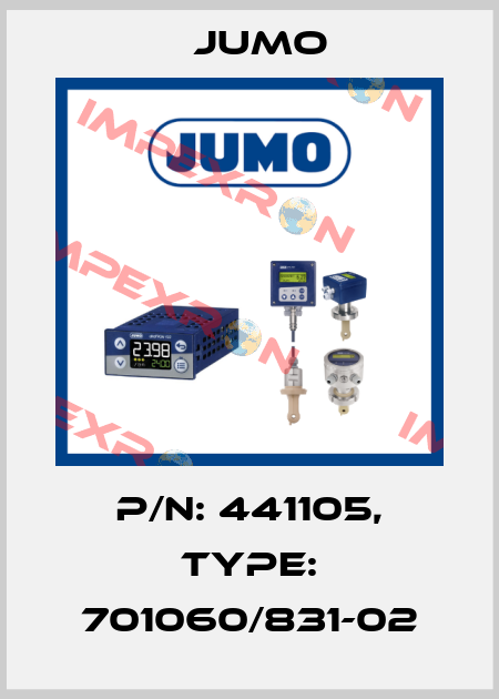 P/N: 441105, Type: 701060/831-02 Jumo