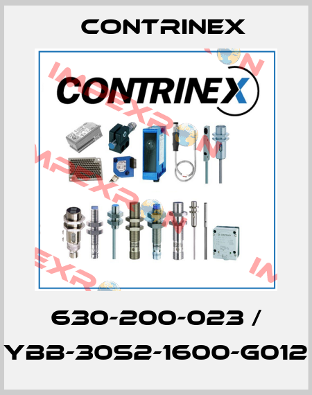 630-200-023 / YBB-30S2-1600-G012 Contrinex