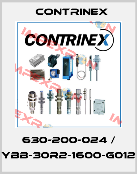 630-200-024 / YBB-30R2-1600-G012 Contrinex