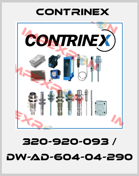 320-920-093 / DW-AD-604-04-290 Contrinex