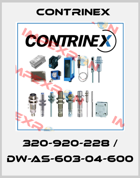 320-920-228 / DW-AS-603-04-600 Contrinex