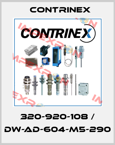 320-920-108 / DW-AD-604-M5-290 Contrinex