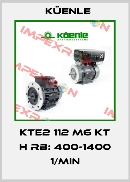 KTE2 112 M6 KT H RB: 400-1400 1/min Küenle