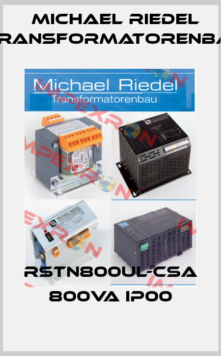 RSTN800UL-CSA 800VA IP00 Michael Riedel Transformatorenbau