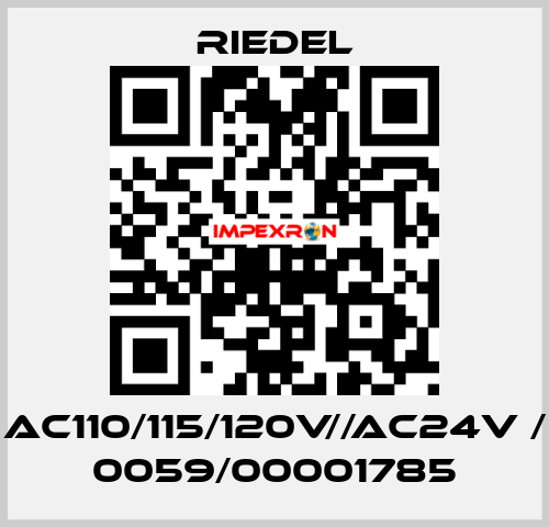 AC110/115/120V//AC24V / 0059/00001785 Riedel