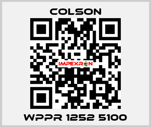 WPPR 1252 5100 Colson