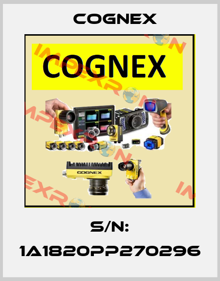 S/N: 1A1820PP270296 Cognex