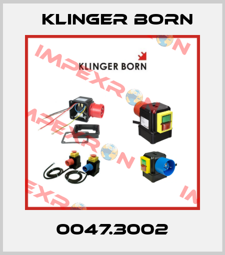0047.3002 Klinger Born