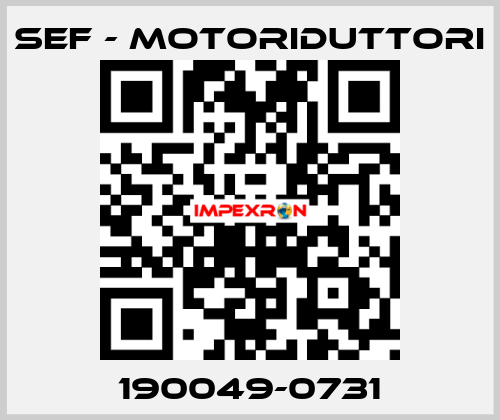 190049-0731 SEF - MOTORIDUTTORI