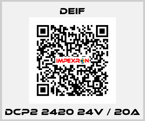 DCP2 2420 24V / 20A Deif