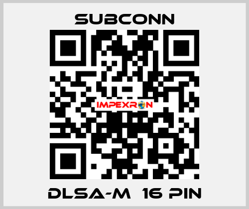 DLSA-M  16 pin SubConn