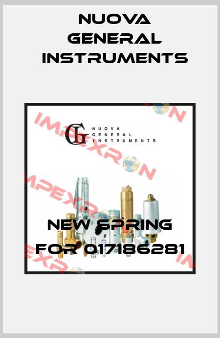 new spring for 017186281 Nuova General Instruments