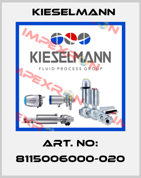 Art. No: 8115006000-020 Kieselmann