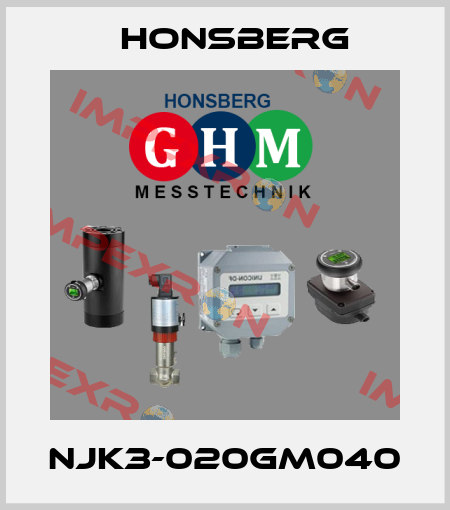 NJK3-020GM040 Honsberg
