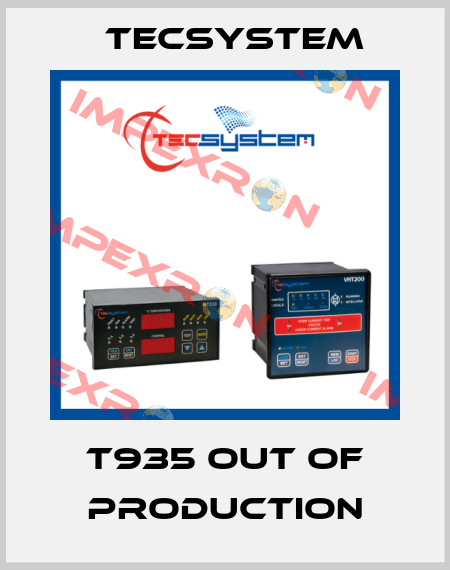T935 out of production Tecsystem