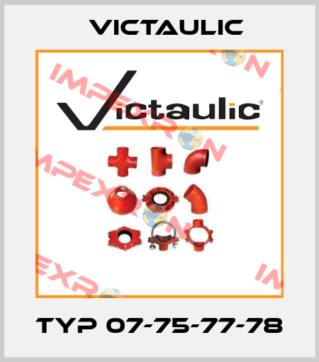 Typ 07-75-77-78 Victaulic