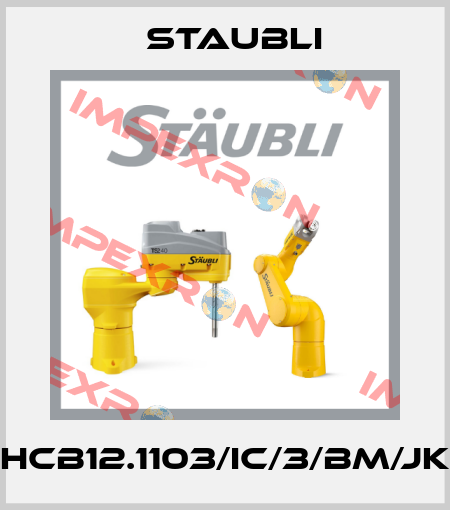 HCB12.1103/IC/3/BM/JK Staubli