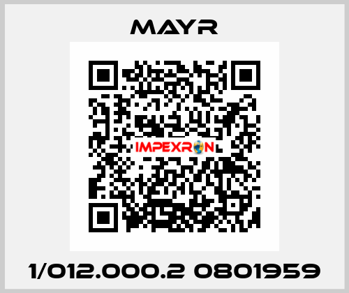 1/012.000.2 0801959 Mayr