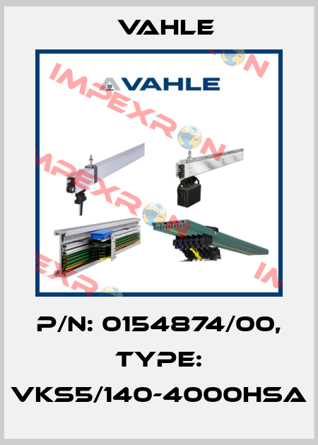 P/n: 0154874/00, Type: VKS5/140-4000HSA Vahle