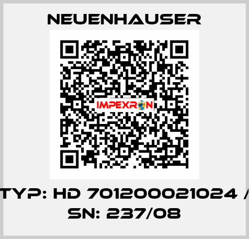 typ: HD 701200021024 / SN: 237/08 Neuenhauser