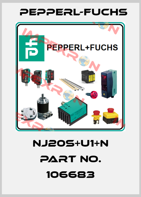 NJ20S+U1+N Part No. 106683 Pepperl-Fuchs