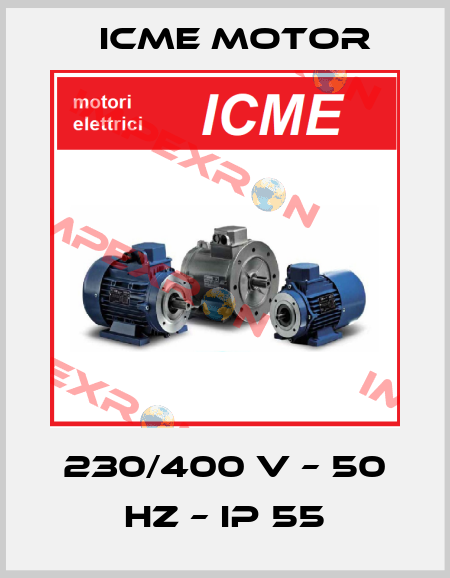 230/400 V – 50 HZ – IP 55 Icme Motor