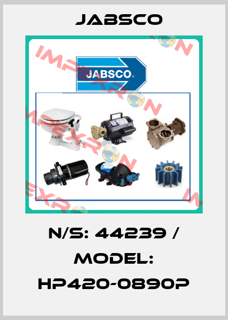 N/S: 44239 / MODEL: HP420-0890P Jabsco