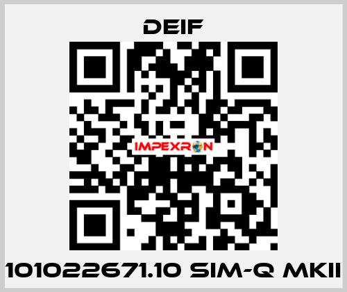 101022671.10 SIM-Q MKII Deif