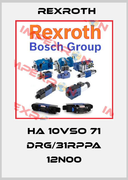 HA 10VSO 71 DRG/31RPPA 12N00 Rexroth