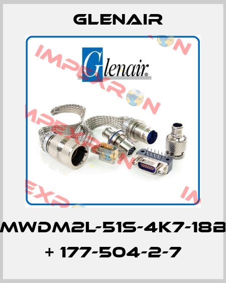 MWDM2L-51S-4K7-18B + 177-504-2-7 Glenair