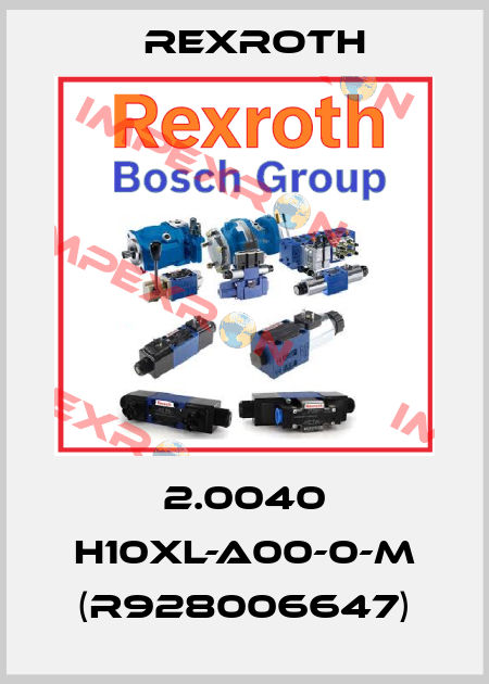 2.0040 H10XL-A00-0-M (R928006647) Rexroth