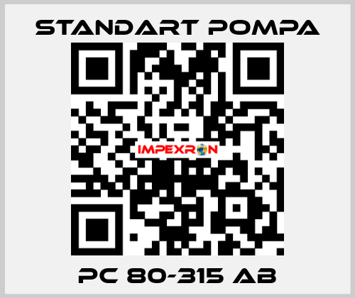 PC 80-315 AB STANDART POMPA