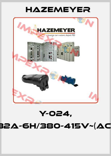 Y-024, 32A-6H/380-415V~(AC)  Hazemeyer