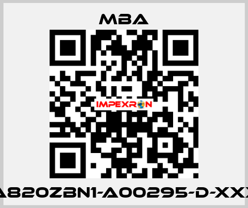 MBA820ZBN1-A00295-D-XXXXX MBA