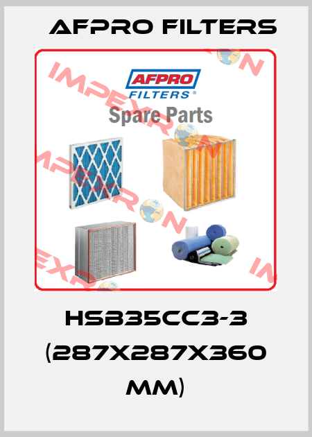 HSB35CC3-3 (287x287x360 mm) Afpro Filters