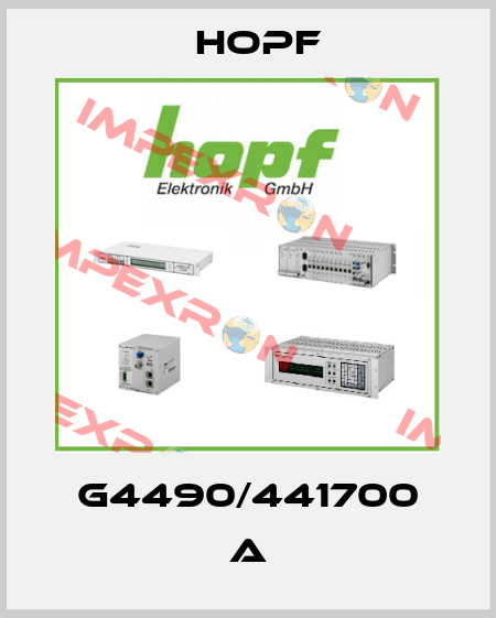 G4490/441700 A Hopf