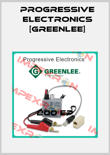 200 ep Progressive Electronics [Greenlee]