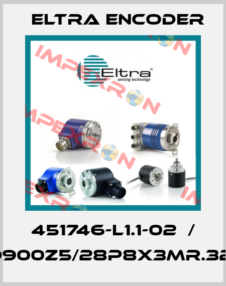 451746-L1.1-02  / EL63D900Z5/28P8X3MR.325+162 Eltra Encoder